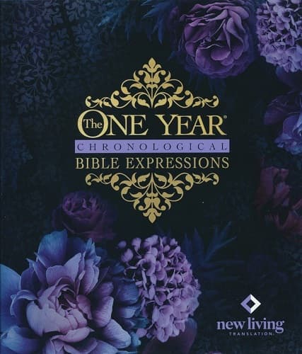 NLT One Year Chronological Bible Leather Like Purple