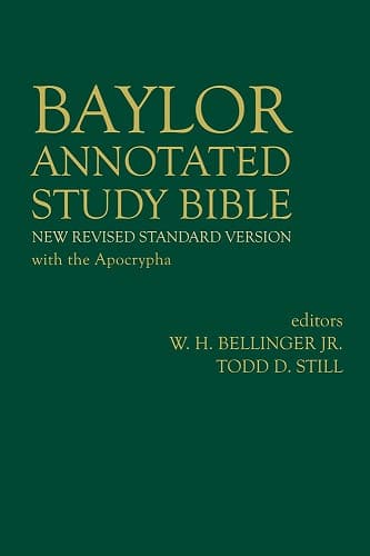 Baylor Annotated Study Bible Hardcover Nrsv