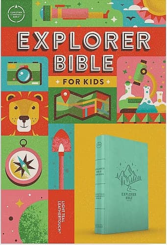 CSB Explorer Bible For Kids Light Teal