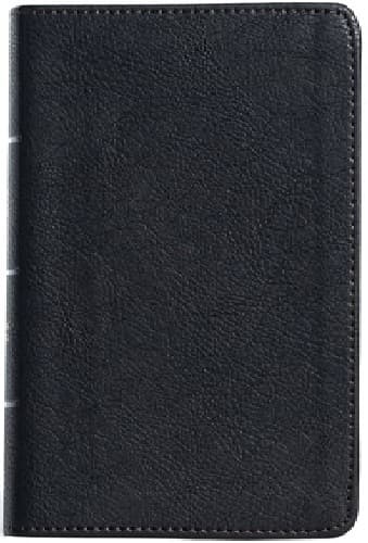 CSB Large Print Compact Ref Bible Black Lt - Image 1