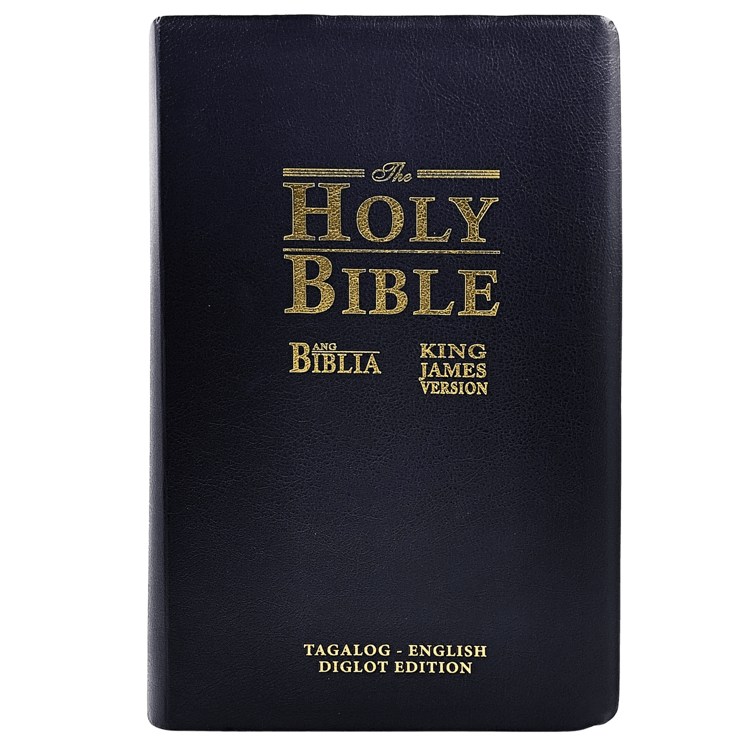 Ang Biblia - King James Version Diglot Bible with Thumb Index, Gold Edge