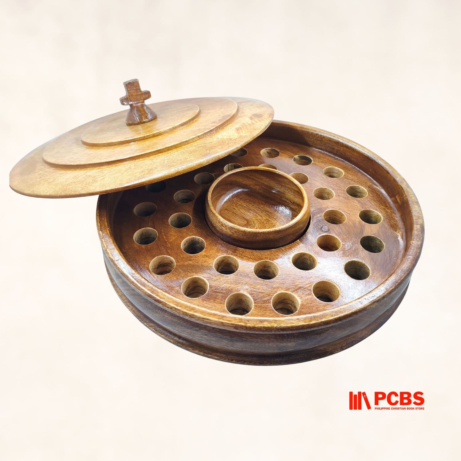 Communion Wood Tray Big Single 2 In 1