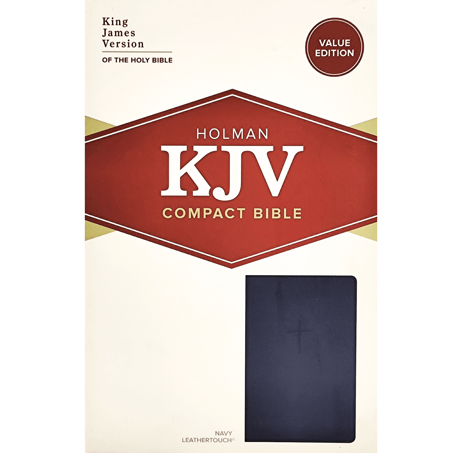 KJV Compact Value Edition Navy Leathertouch