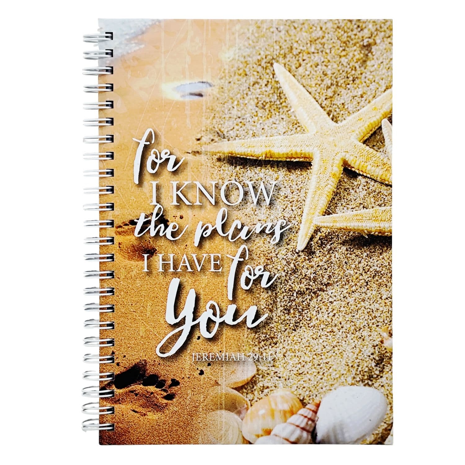 Daily Grace Hard Cover Wire-o Journal Jer. 29:11