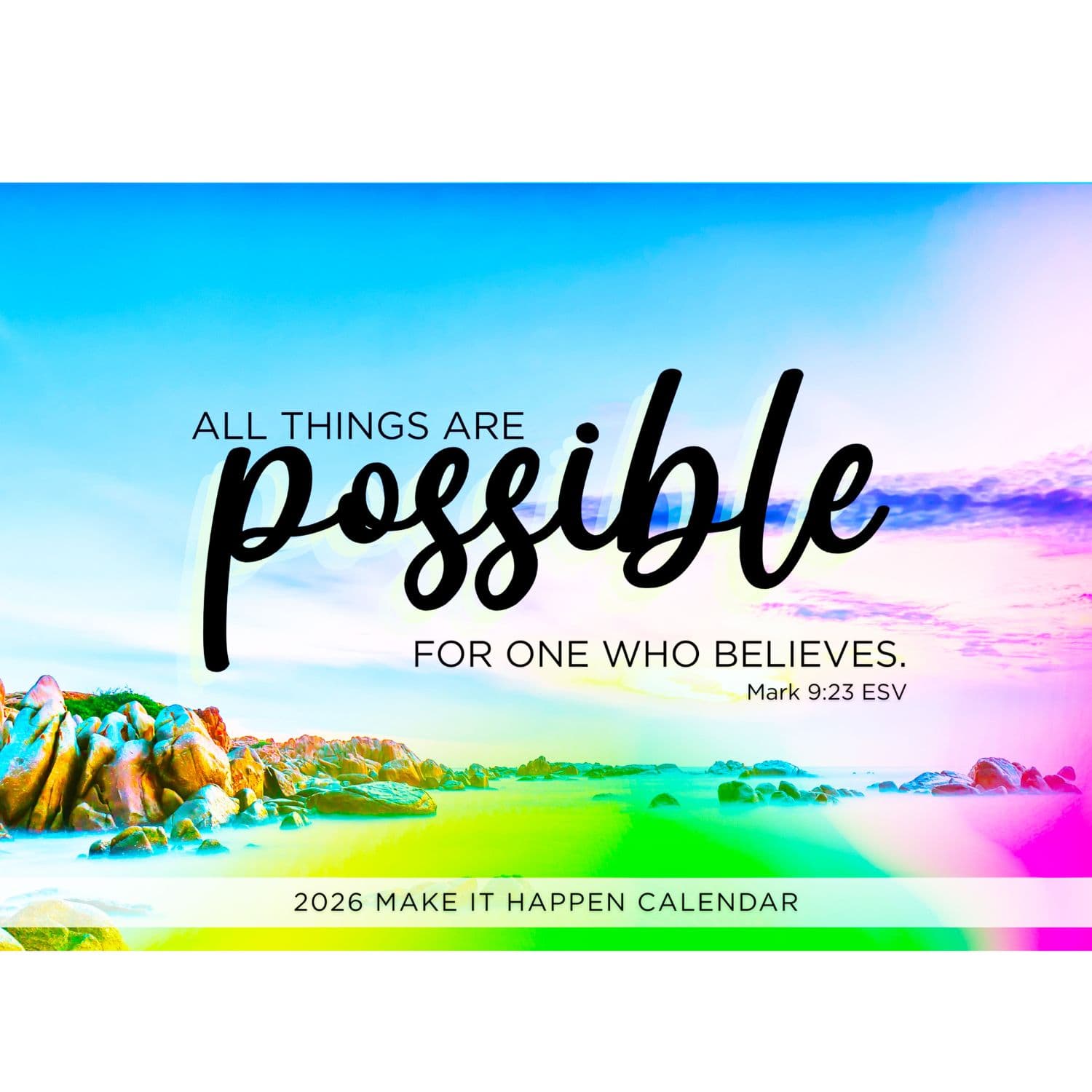 Make It Happen 2026 Wall Calendar